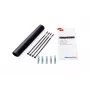 HellermannTyton 380-04004 TF21 tubo termorretráctil, 2:1, 4,0 mm, negro, 10 m