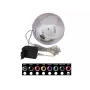 EUROPALMS bola de nieve LED 15cm, rosa 83501246