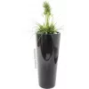 EUROPALMS arreglo de césped artificial, 90cm, verde, en maceta negra 82600137