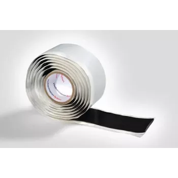 HellermannTyton 711-10300 cinta aislante de PVC, negra, 19 mm x 20 m, 0,15 mm