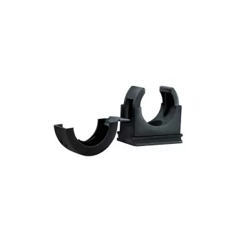 HellermannTyton PACC13 soporte de fijación para tubos, 13 mm, negro