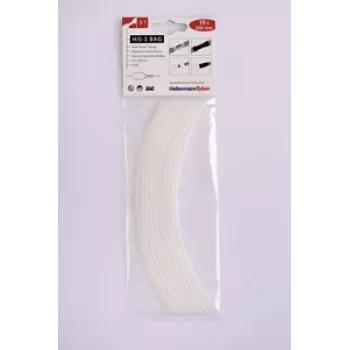 HellermannTyton HIS-3 tubo termorretráctil 3:1, 3 mm, negro, 20 cm, 10 unidades (308-30315)