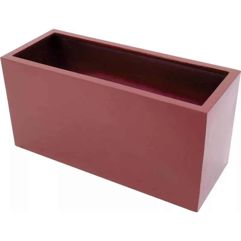 EUROPALMS Leichtsin Cube-50 cubo decorativo rojo brillante de poliestireno 50 cm 83011873