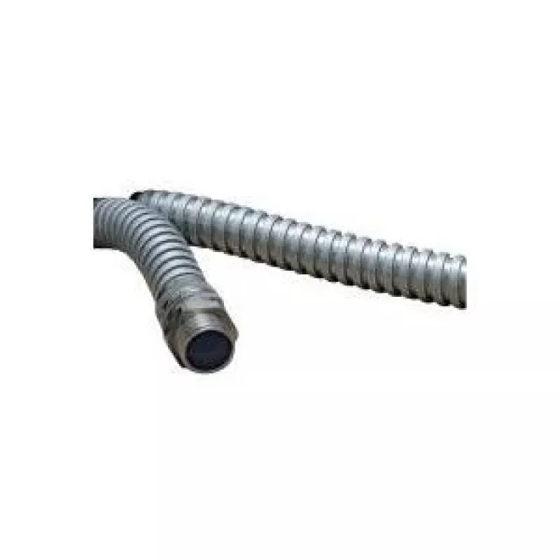 HellermannTyton SC10-GS-ML tubo de acero rígido galvanizado en caliente (GRC) 10 mm x 3 m, acero, EN 61386-21, interior y exterior 166-30110