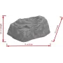 EUROPALMS roca decorativa Diamond, fibra de vidrio, aspecto piedra natural, 50x40x30cm 83313233
