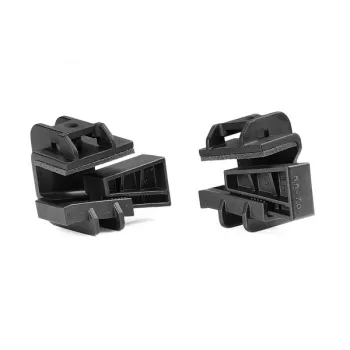 HellermannTyton 151-01188 base de fijación atornillable de poliamida negra para bridas, 28,6 mm, 200 unidades