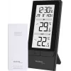 Technoline WS9787 estación meteorológica inalámbrica con sensor exterior, negro/plata
