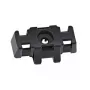HellermannTyton S3SB15CBM8-PA6GF30-BK base de montaje atornillada para bridas, negra, M8, PA6GF30, 1 ud. 151-01010