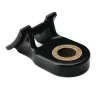 HellermannTyton HDM400-PA66HIRHSUV-BK base atornillada para bridas, negra, 40 x 40 x 8 mm, para bridas de 8 mm, resistente a UV/calor/impactos, libre de halógenos, 1 ud. 151-01224