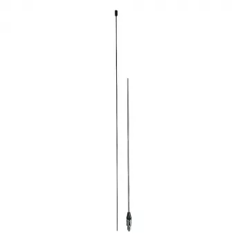 Midland Albrecht ML 145 antena CB móvil (6310) - 145 cm, 500W, 5/8 Lambda, PL-Mount