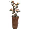 EUROPALMS flor de ave del paraíso artificial, naranja, 95 cm 82530559