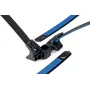 HellermannTyton brida de fijación de 2 piezas para haces de 5,0-6,0 mm, montaje en abeto, PA66, negra, 40 mm de longitud 156-04098