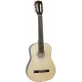 Dimavery AC-303 Guitarra de concierto 1/2 talla natural, mástil de okoume, tapa de tilo, escala 535 mm