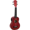 DIMAVERY UK-100 Ukelele soprano, Flamed Red 26255807