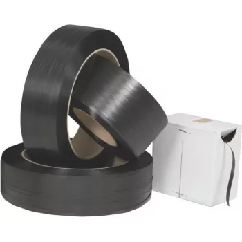 Banholzer&Wenz Fleje de PP pack de rollos pequeños 16 mm x 500 m, 4 rollos, núcleo de 62 mm (30314)