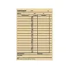 BÜRK MOBATILE Tarjeta de fichaje para reloj de control horario ZS 5200, 100 tarjetas, impresión verde sobre cartón blanco, 189 x 86 mm B01830040500