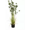 EUROPALMS Arbusto perenne con hierba planta artificial, 120 cm 82600183
