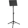 Dimavery OP-1 atril de orquesta, negro, altura ajustable 60-125 cm, acero