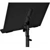 Dimavery OP-1 atril de orquesta, negro, altura ajustable 60-125 cm, acero