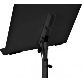 Dimavery OP-1 atril de orquesta, negro, altura ajustable 60-125 cm, acero
