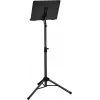 Dimavery OP-1 atril de orquesta, negro, altura ajustable 60-125 cm, acero