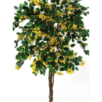 EUROPALMS Bougainvillea planta artificial, amarilla, 180 cm 82507081