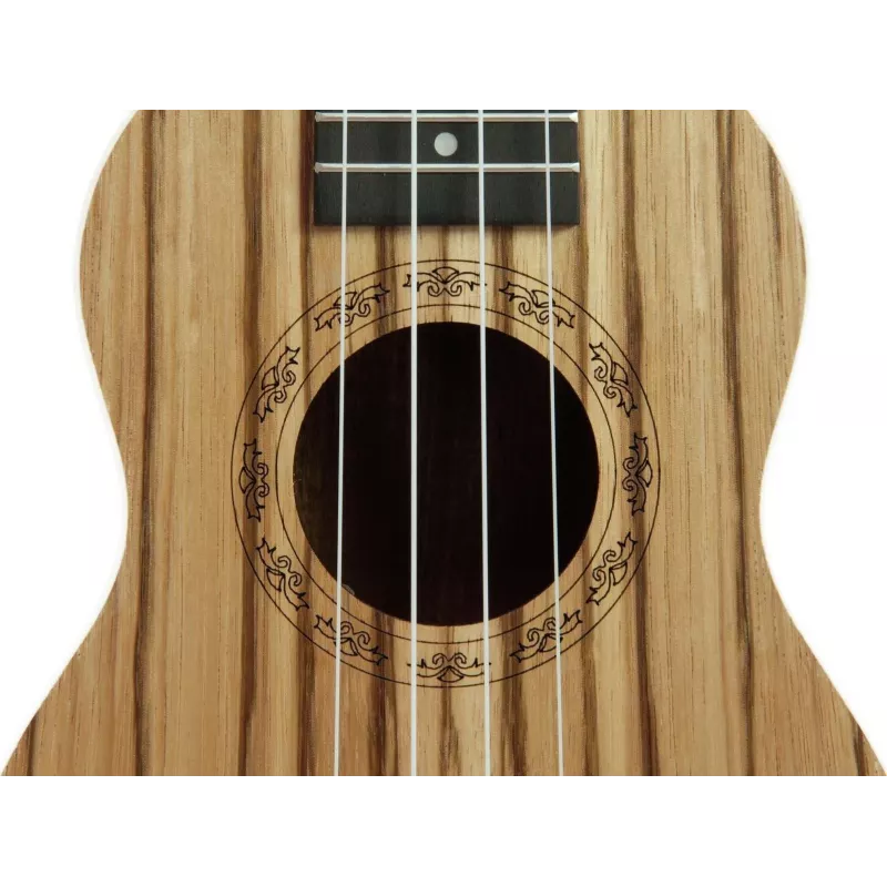 DIMAVERY UK-400 ukelele soprano de madera de zebra 26255831