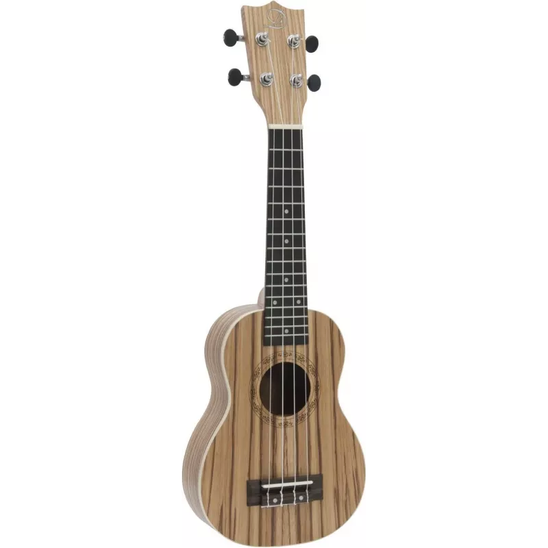 DIMAVERY UK-400 ukelele soprano de madera de zebra 26255831