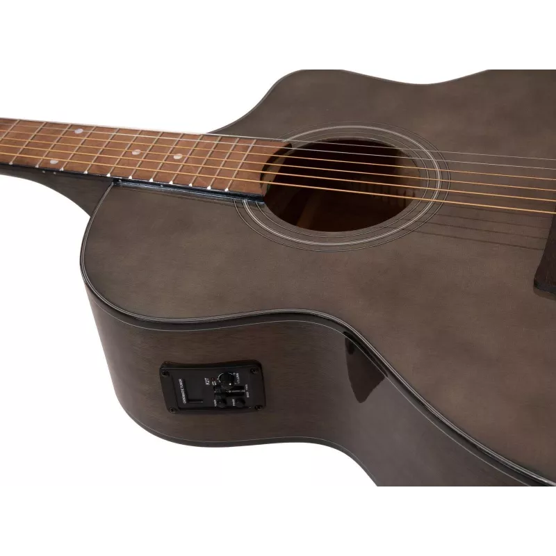 DIMAVERY STW-50 guitarra acústica, marrón 26245087