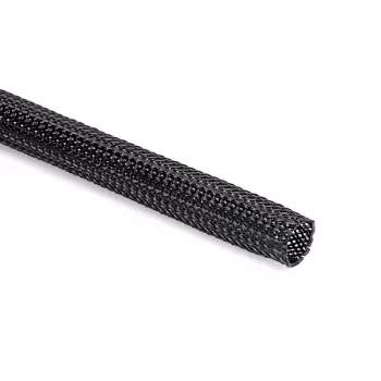 HellermannTyton Helagaine HEGMAN funda trenzada, 40 mm de diámetro nominal, negra, poliéster, -50°C a +150°C, conforme a ELV, 4 cm de longitud 170-13000