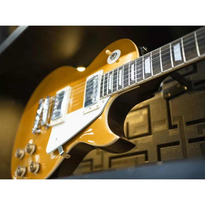 DIMAVERY LP-800 guitarra eléctrica Goldtop (26219402)