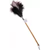 Bürstenhaus Redecker plumero de plumas de avestruz con cabeza mediana, mango de madera de haya, 50 cm 468807
