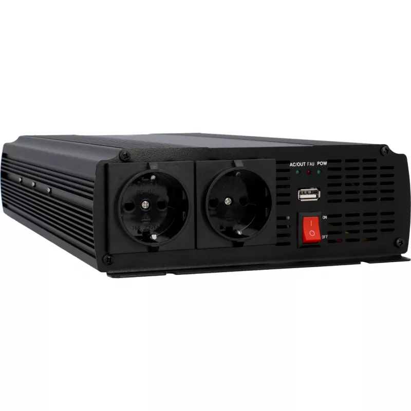 AEG inversor 1500 W 12 V DC a 230 V AC con mando a distancia (10058)