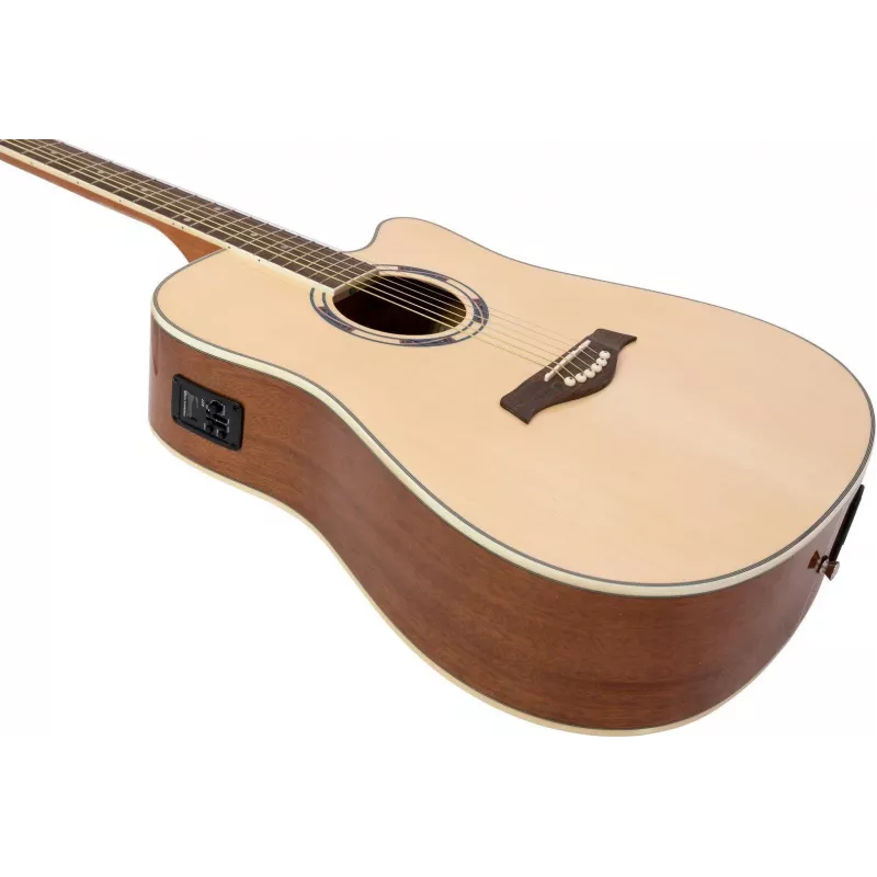 DIMAVERY JK-500 Guitarra acústica, Cutaway, Natural 26231388