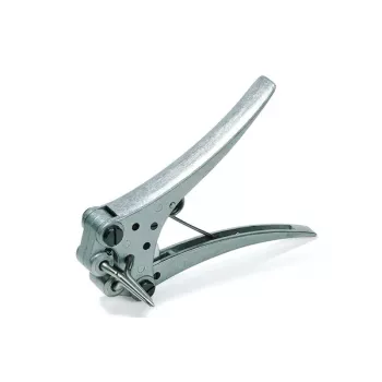 HellermannTyton NA-0/1 Alicate de crimpar manual para terminales sin aislar, 0,5-6 mm², B-Crimp, mecanismo de trinquete