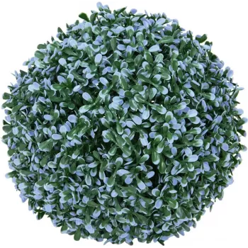EUROPALMS Bola de hierba artificial, azul, 22cm 82606975