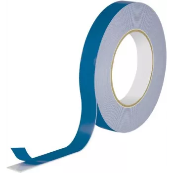 BEKO Cinta de montaje para espejos 19 mm x 10 m blanca Cinta adhesiva de doble cara 262200019