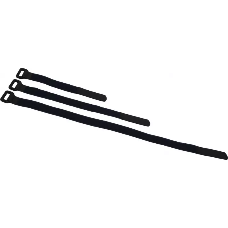 ACCESSORY BS-1 Bridas de velcro 25x195mm, negras, pack de 10 30006023
