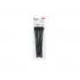 HellermannTyton SOFTFIX® brida reutilizable 260 x 7 mm, negra, pack de 12 115-07270
