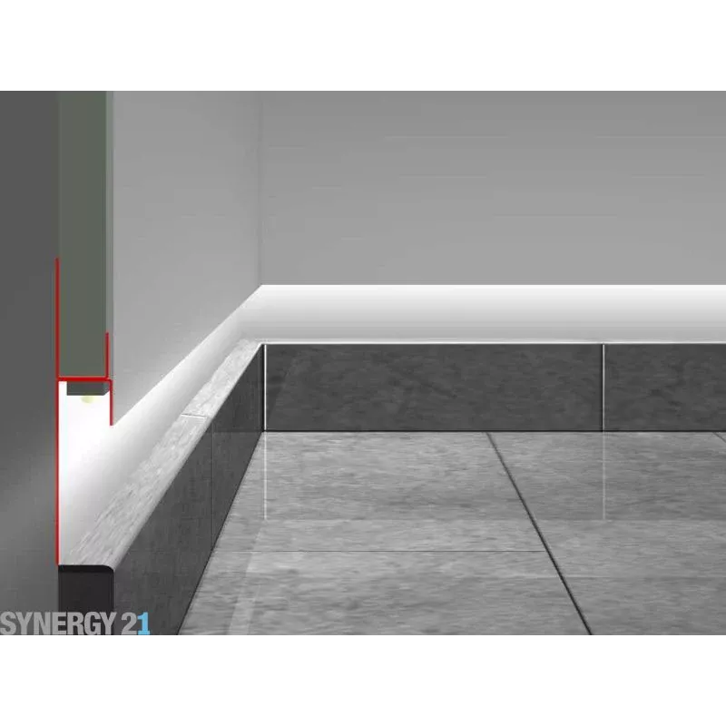 SYNERGY21 perfil LED 200cm chapa de zinc tipo B40 S21-LED-PR00140