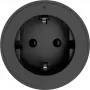 SYNERGY21 MODULRAIL tipo F módulo de enchufe, negro (Schuko, 16A, 250V) - S21-MR015