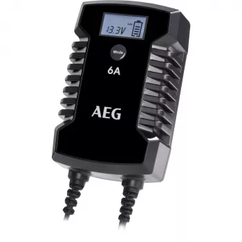 AEG LD6 10617 cargador de batería de coche 6V/12V 3A/6A con pantalla LCD