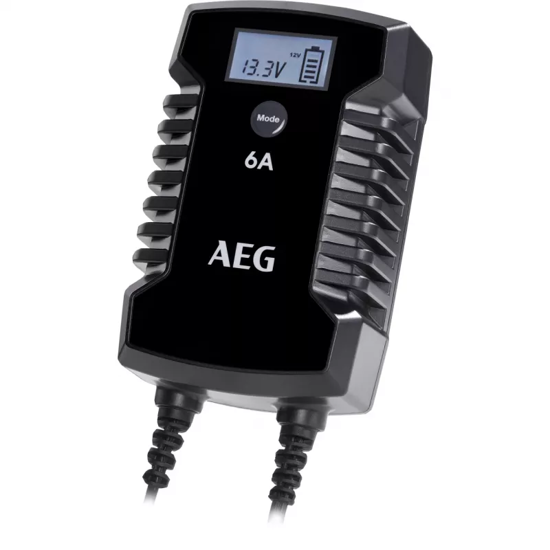 AEG LD6 10617 cargador de batería de coche 6V/12V 3A/6A con pantalla LCD