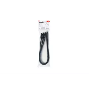 HellermannTyton SOFTFIX-XL brida reutilizable 580mm x 28mm negra pack de 3 115-28590