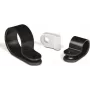HellermannTyton H9P PA66HS BK 100 soporte para bridas, negro, orificio de 4,2 mm, tornillo M4, PA66 estabilizado al calor, 100 uds.