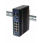 ALLNET ALL-SGI8010PDM switch industrial gestionado Layer2+ 10 puertos Gigabit PoE, 7x PoE+ 2x SFP 1x PD, sin ventilador IP40