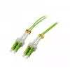 Cable de conexión de fibra óptica SYNERGY21 S215504 OM5 dúplex LC-LC 25m verde