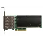 Adaptador de red de fibra óptica ALLNET PCIe 10G x8 Quad SFP+ para servidor - ALL0141-4SFP+-10G (ALL0141v2-4SFP+-10G)