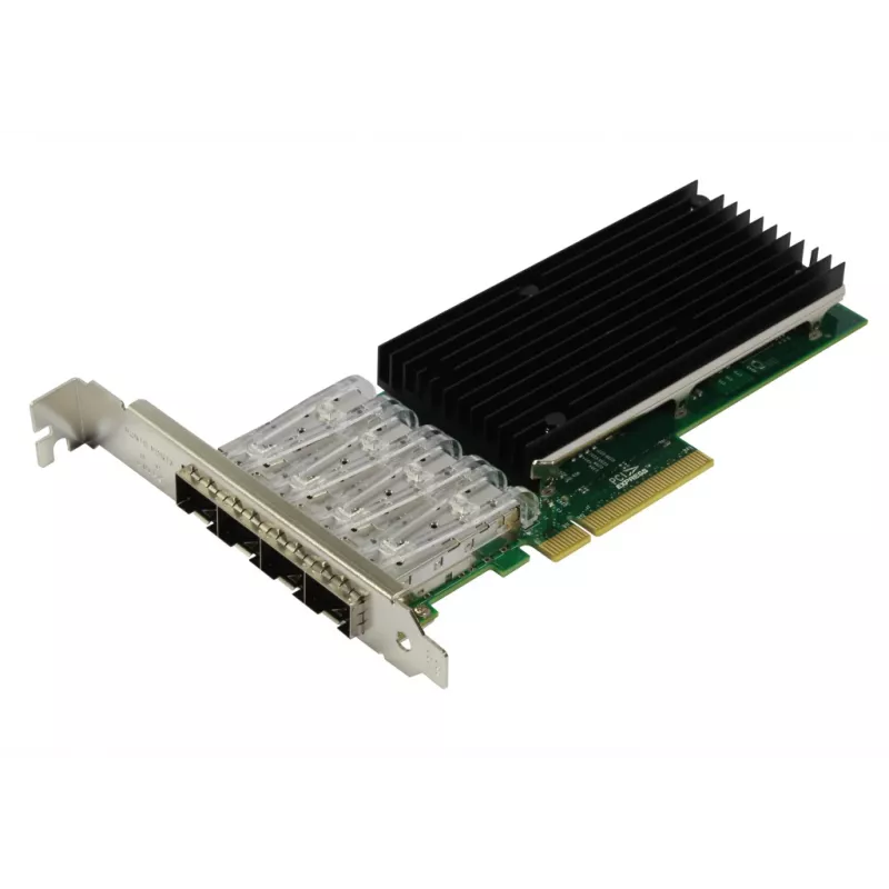Adaptador de red de fibra óptica ALLNET PCIe 10G x8 Quad SFP+ para servidor - ALL0141-4SFP+-10G (ALL0141v2-4SFP+-10G)