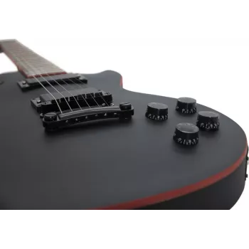 Guitarra eléctrica DIMAVERY LP-800, negro mate 26219400